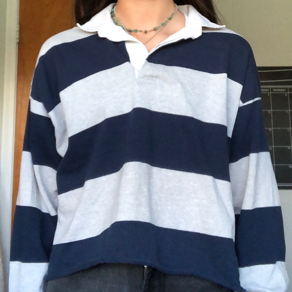 Vintage striped rugby tee shirt